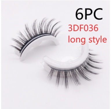 Reusable 3D Mink Lashes Natural False Eyelashes Self Adhesive Fake Glue Free Makeup Eyelash Extension Silk Reusable 3D Mink Lashes Natural False Eyelashes Self Adhesive Fake Glue Free Makeup Eyelash Extension Silk